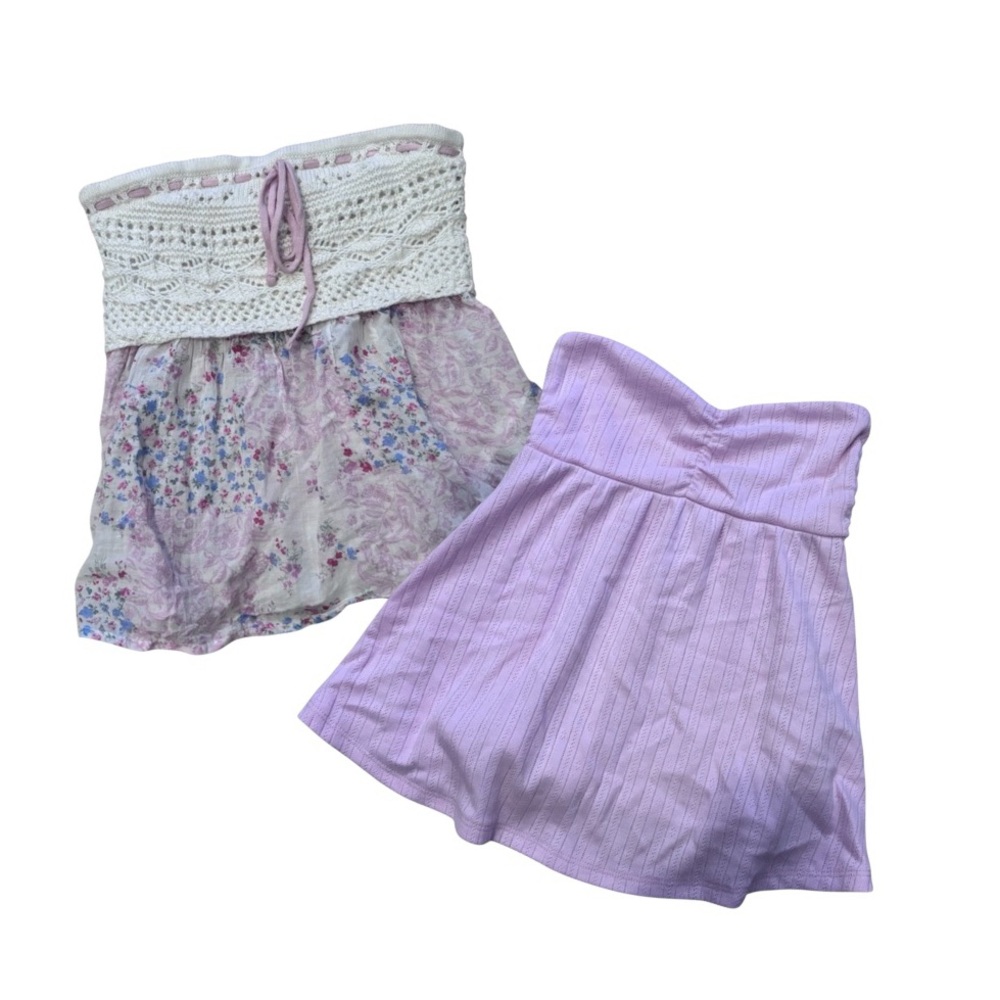 bundle of 2 hollister tube tops